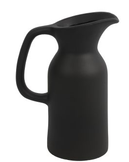 קנקן חרס שחור אתני M