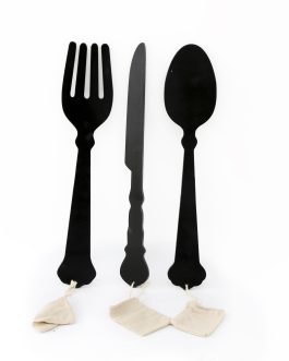 Decorative cutlery set-3 pieces