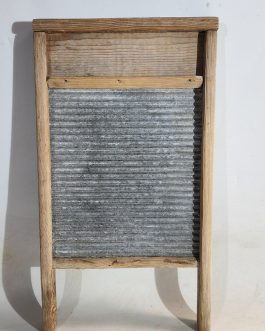 Original vintage wood/metal washing board