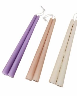 Long candles for PASTEL candlesticks