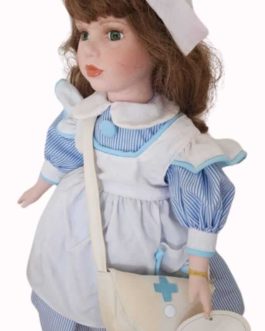 בובת חרסינה דגם NURSE